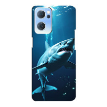 Чехол с картинкой «Хищники» для Oppo Reno7 5G – Акула