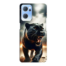 Чехол с картинкой «Хищники» для Oppo Reno7 5G – Пантера