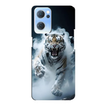 Чехол с картинкой «Хищники» для Oppo Reno7 5G – Тигр