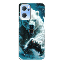Чехол с картинкой «Хищники» для Oppo Reno7 5G – Медведь