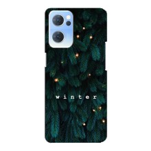 Новорічні, Святкові Чохли для Oppo Reno7 5G - 2024 год – Winter