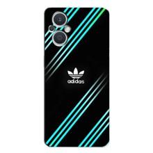 Чохли Адидас для Oppo Reno7 Lite (5G) (AlphaPrint) (Адідас з полосами)