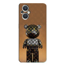 Чохли для Oppo Reno7 Lite (5G) - Bearbrick Louis Vuitton (PREMIUMPrint)