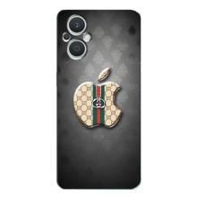 Чохли  GUCCI для OPPO Рено 7 Лайт (5G) (AlphaPrint) (Apple gucci)