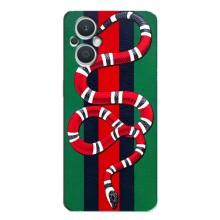 Чохли  GUCCI для OPPO Рено 7 Лайт (5G) (AlphaPrint) (Gucci змія)