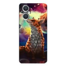 Чохли з картинкою Лисичка для Oppo Reno7 Lite (5G) (VPrint) (Лисичка в космосі)