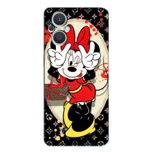 Чехол Disney Mouse Oppo Reno7 Lite (5G) (PREMIUMPrint) (Минни peace)