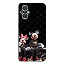 Чехол Disney Mouse Oppo Reno7 Lite (5G) (PREMIUMPrint) (Семья Маусов)