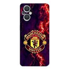 Чохол Манчестер Юнайтед для OPPO Рено 7 Лайт (5G) (AlphaPrint) (вогняний Манчестер)