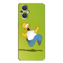 Чjхол з Сімпсонами для Oppo Reno7 Lite (5G) (VPrint) (Гомер Сімпсон)