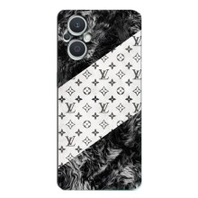 Чехол Стиль Louis Vuitton на Oppo Reno7 Lite (5G) (LV на белом)