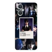 Чохли Венсдей на Oppo Reno7 Lite (5G) Уенсдей (AlphaPrint) (колаж Венздей)