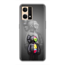 Чехлы для Oppo Reno7 Pro 5G - Bearbrick Louis Vuitton (PREMIUMPrint) (Тело Bearbrick)