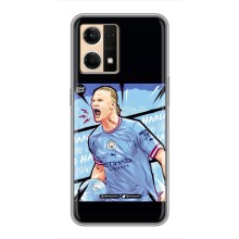 Чохли з футболістом Ерлінг Холанд для Oppo Reno7 Pro 5G (AlphaPrint) (гол Ерлінг Холанд)