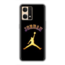 Чохли для Oppo Reno7 Pro 5G - з картинкою JORDAN (AlphaPrint) (Jordan Gold)