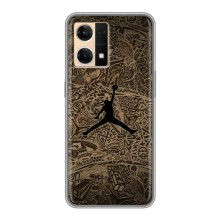 Чохли для Oppo Reno7 Pro 5G - з картинкою JORDAN (AlphaPrint) (Logo Jordan)