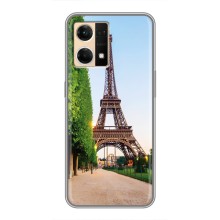 Чохол Ейфелева Вежа Oppo Reno7 Pro 5G - (AlphaPrint) (Дорога до Парижу)