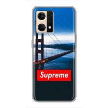 Чехол для Oppo Reno7 Pro 5G с картинкой Supreme (AlphaPrint)