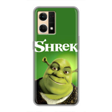 Чехол с мультфильмом Шрек на Oppo Reno7 Pro 5G – Шрек