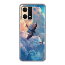 Чохол з принтом дракон Беззубик OPPO Reno7 Pro 5G
«ОППО Рено7 Про 5Джи» (Беззубик в небі)