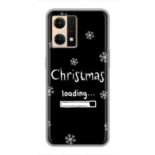 Рождественские, Праздничные Чехлы для Оппо Рено 7 Про (Christmas loading)