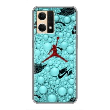 Силиконовый Чехол Nike Air Jordan на Оппо Рено 7 Про (5G) (Джордан Найк)