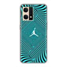 Силіконовый Чохол Nike Air Jordan на Оппо Рено 7 Про (5G) (Jordan)