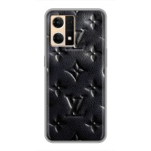 Текстурний Чохол Louis Vuitton для Оппо Рено 7 Про (5G) (Чорний ЛВ)