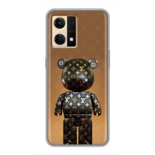 Чехлы для Oppo Reno7 4G - Bearbrick Louis Vuitton (PREMIUMPrint)