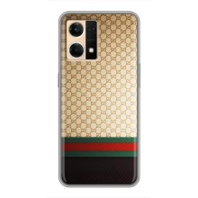 Чохли  GUCCI для OPPO Reno7 4G (AlphaPrint) (Гуччі Фон)