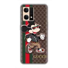 Чохли  GUCCI для OPPO Reno7 4G (AlphaPrint) (Маус Гуччі)