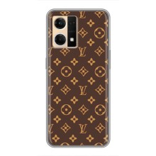 Чохли Луі Вітон для Oppo Reno7 4G (AlphaPrint - LOUIS VUITTON) (фон LOUIS VUITTON)