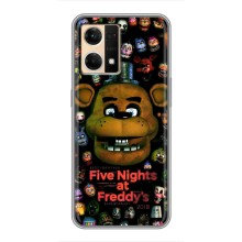 Чехлы Пять ночей с Фредди для Оппо Рено 7 (4G) (Freddy)