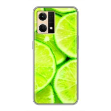 Чохли з фруктами для Oppo Reno7 4G (VPrint) (Лайм)