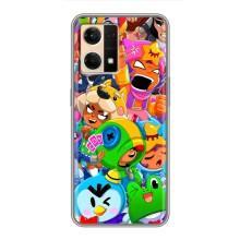Чехлы Brawl Stars для Oppo Reno7 4G (AlphaPrint)
