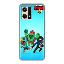 Чехлы Brawl Stars для Oppo Reno7 4G (AlphaPrint)
