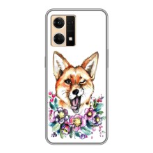 Чохли з картинкою Лисичка для Oppo Reno7 4G (VPrint) (Весела лисичка)