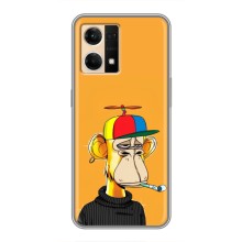 Чохли з Мавпами NFT для Oppo Reno7 4G (AlphaPrint) (Нудна мавпа NFT)