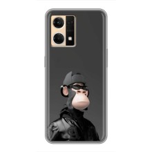 Чохли з Мавпами NFT для Oppo Reno7 4G (AlphaPrint) (стильна мавпа NFT)