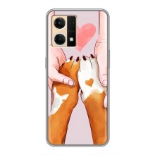 Чохли з собаками для Oppo Reno7 4G (VPrint) (Любовь до собак)
