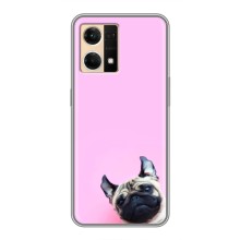 Чохли з собаками для Oppo Reno7 4G (VPrint) (Смішна собака)
