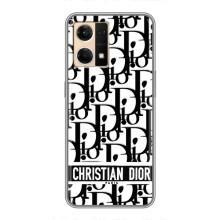 Чехол (Dior, Prada, YSL, Chanel) для Oppo Reno7 4G (Christian Dior)