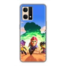 Чехол для Oppo Reno7 4G Бравл Старс (VPrint)