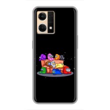 Чохли Амонг Ас для Oppo Reno7 4G (AlphaPrint) (Амонг-ас)