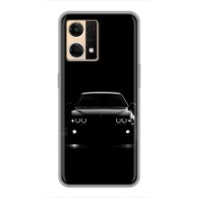 Чохол для OPPO Reno7 4G - з принтом БМВ (AlphaPrint) (Машина BMW)