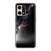 Чохол для Oppo Reno7 4G - з принтом Найк (AlphaPrint) (Найк червоний)