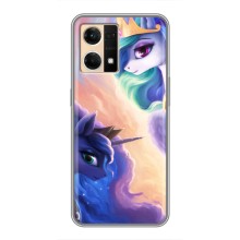 Чохол для OPPO Reno7 4G - (Єдинорожки - Новинки) (AlphaPrint) (Єдинорожки)