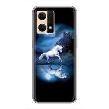 Чохол для OPPO Reno7 4G - (Єдинорожки - Новинки) (AlphaPrint) (Єдиноріг)