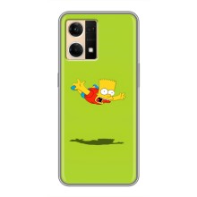 Чjхол з Сімпсонами для Oppo Reno7 4G (VPrint) (Барт Сімпсон)