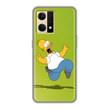 Чjхол з Сімпсонами для Oppo Reno7 4G (VPrint) (Гомер Сімпсон)